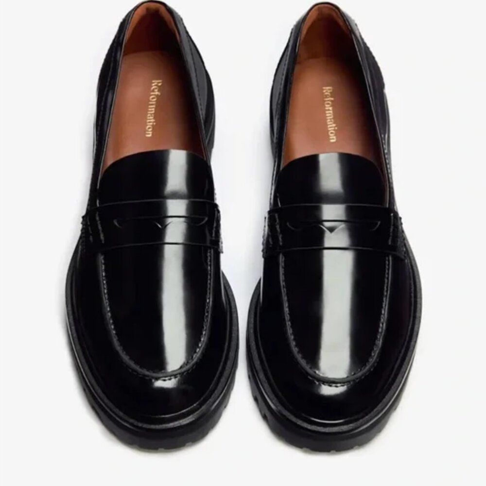 Reformation Agathea Chunky Loafer size 8 NWOT